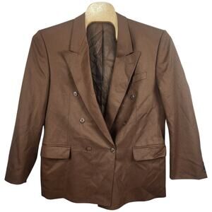 Vintage Men's Ponte Vecchio Double Breasted Blazer Size 52 Made in West Germany